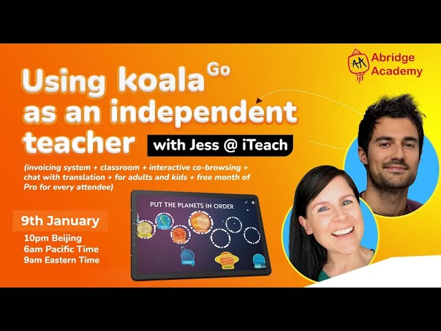 Make ESL online classes interactive with Koala Go - BridgeUniverse - TEFL  Blog, News, Tips & Resources