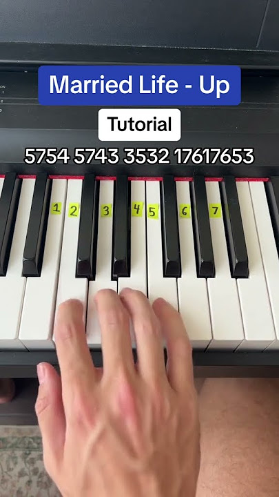 Married Life - Up Easy Piano Tutorial #piano #sad #tutorial