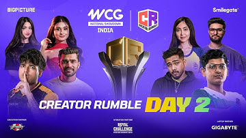 WCG National Showdown India 2025 LAN Day-2 | #Jonathan , #Scout , #Mortal , #Shreeman , etc