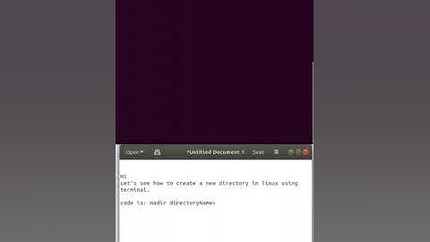 How to create new directory using Linux terminal | create new folder
