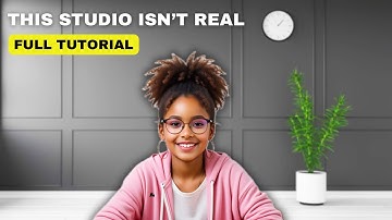 An AI Studio Background For Your YouTube Videos (Step By Step Guide)