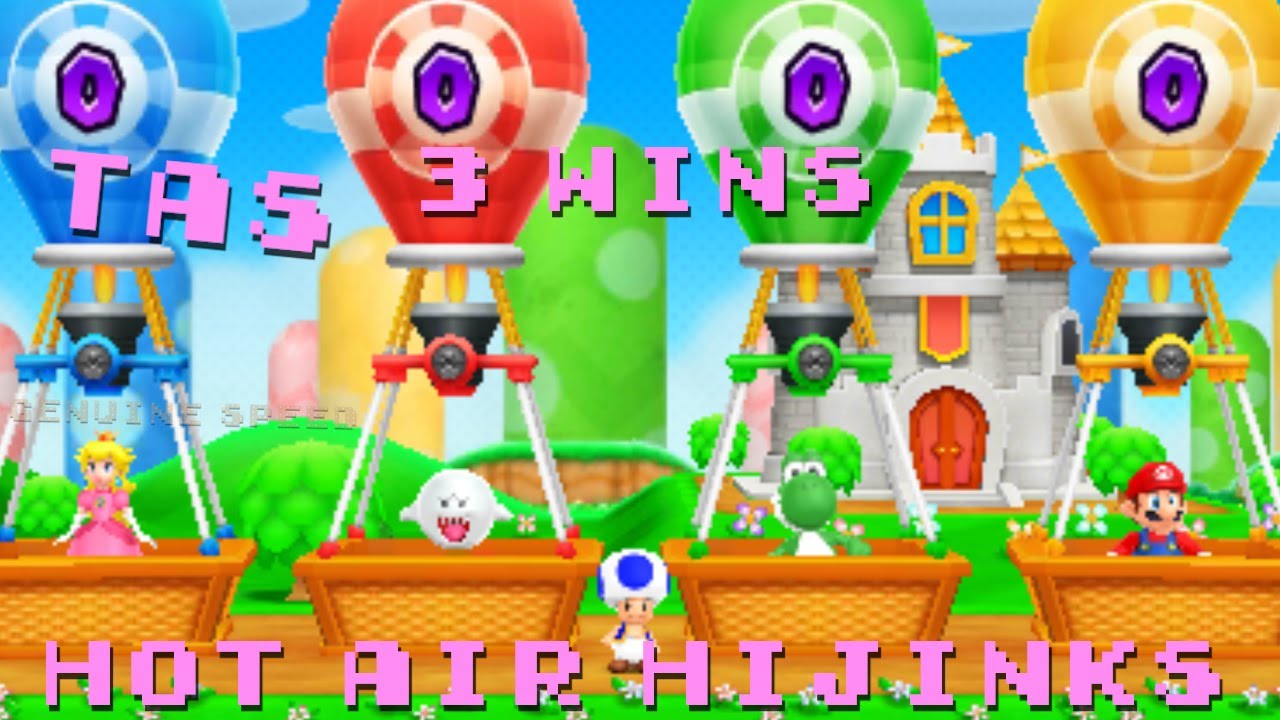 Mario Party Island Tour - Hot Air Hijinks (3 Wins) [TAS]