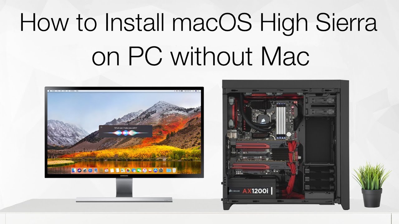 how to install mac os on pc without mac