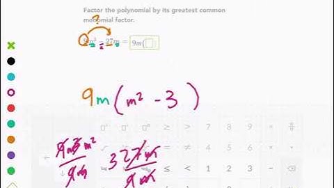 Khan Academy Tutorial: factor polynomials (common factor)