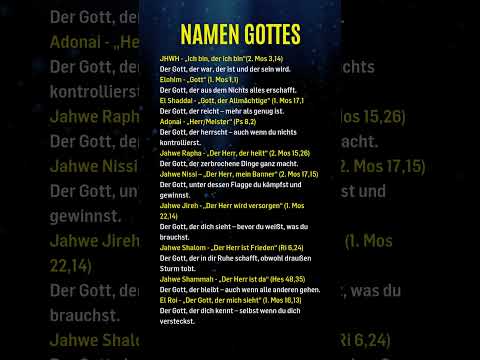 Die Namen Gottes