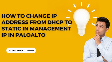 How to Configure the Management Interface IP from DHCP to Static in  PALOALTO - DAY 2