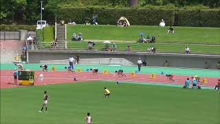 20170820 中国五県陸上競技大会 男子200m予選4組(山縣選手)