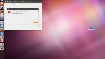 Ubuntu 11.10 - Opening .docx files