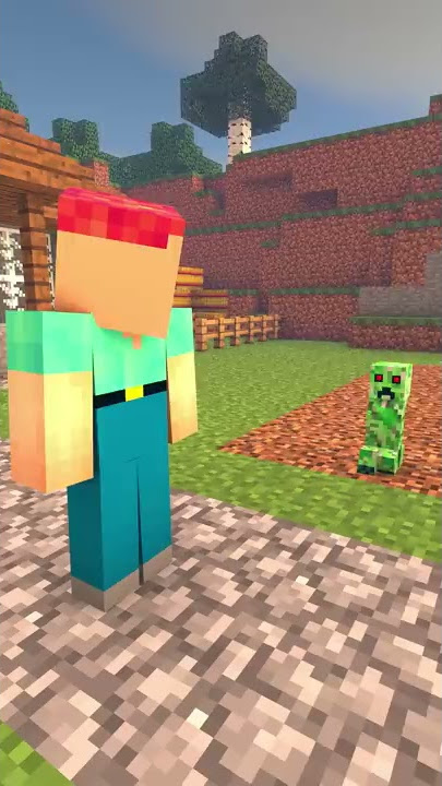 funny chicken dance: but is creeper #minecraftanimation #shorts