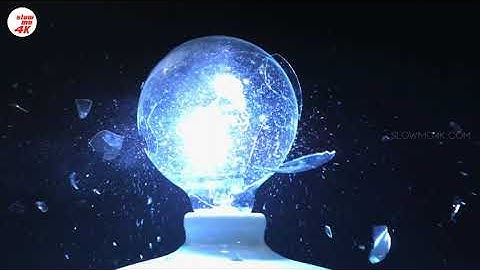 Light Bulb Blast Slow Motion Video