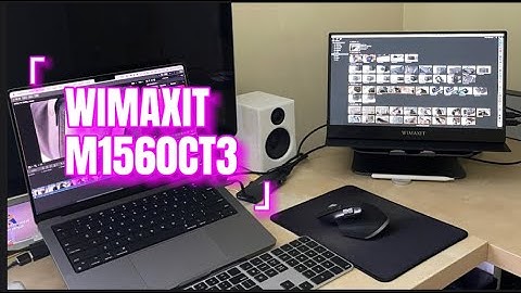Portable Monitor for the Steam Deck - WIMAXIT M1560CT3 Unboxing & Review