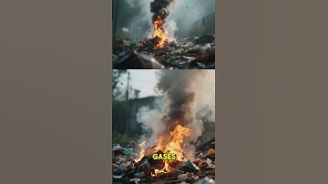 Think a volcano can burn your garbage  Think again #whatif #shorts