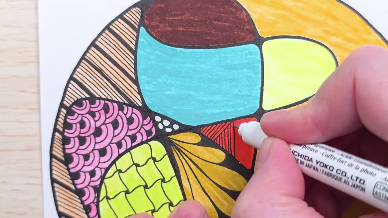 Neurographic & Zentangle Art | Calm Creative Session