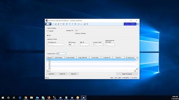 Project Invoice Posting Selection - Dynamics SL ISV Solution