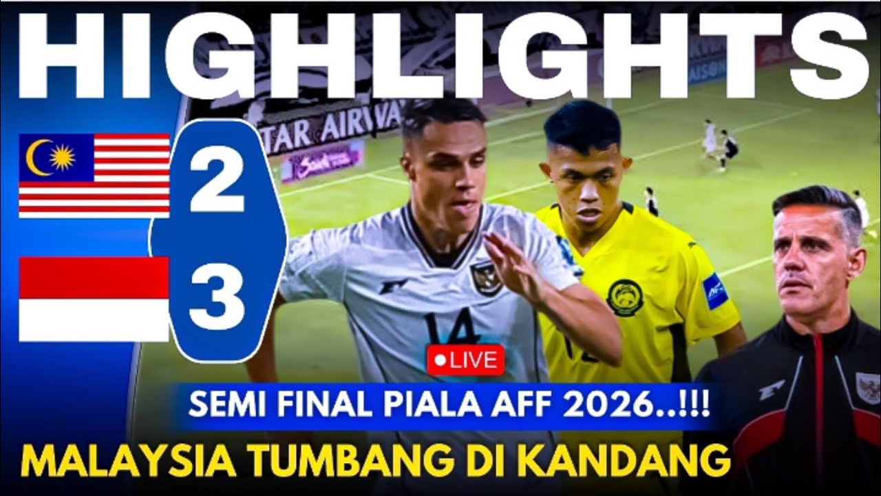 🔴HIGHLIGHTS! Indonesia Vs Malaysia (3-2) Semi Final Piala AFF 2026 Tadi Malam [HANYA SIMULASI]