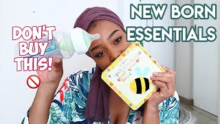 NEWBORN ESSENTIALS | First-time mom | South African Youtuber