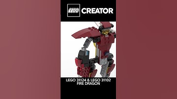 LEGO 31124 ALTERNATE BUILD with LEGO 31102 CREATOR FIRE DRAGON
