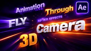 Create a 3D Fly Through Text Effect in After Effects