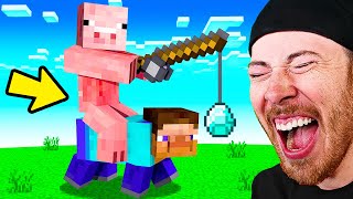 YOU LAUGH = DELETE MINECRAFT Challenge! (Funny Animations Try not to laugh)