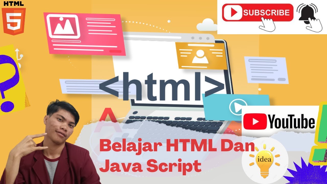 Belajar Java Script dengan Halaman HTML(Visual Studio Code) - YouTube