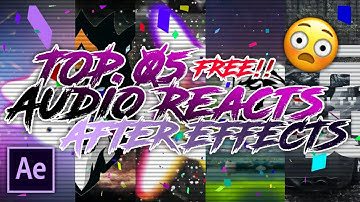 [FREE DOWNLOAD] TOP 05 AWESOME AUDIO VISUALIZER/REACTS/SPECTRUM PACK📦 | After Effects