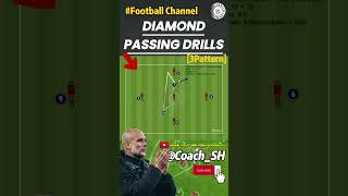 🎯Diamond Passing drills l 3가지 패스 #football #soccer #footballtraining #passingdrills #u12 #u12 #u18