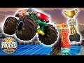 Monster Truck Adventures in Arena World! - Monster Truck Videos for Kids | Hot Wheels