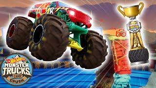 Monster Truck Adventures in Arena World!  Monster Truck Videos for Kids | Hot Wheels