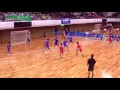 H26年　第23回JOCハンドボール大会福島県VS山口県（ダイジェスト）（男子決勝トーナメント1回戦）