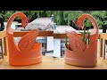 ý tưởng tái chế chai nhựa làm chậu hoa thiên nga hồng|| HAVI TV