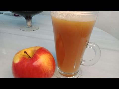 فيديو: طريقة عمل عصير التفاح وفطيرة اللوز