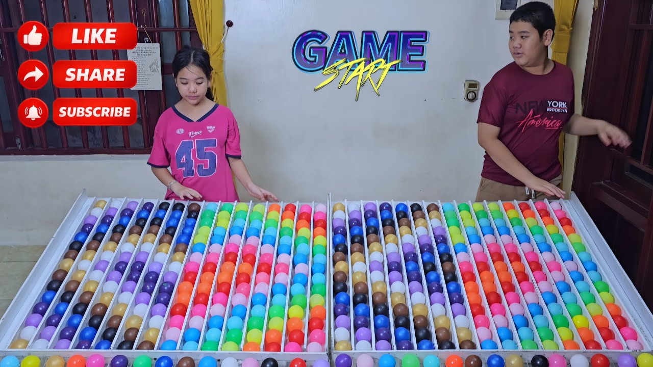 🌈💥🎯 Color Sorting Challenge | The losing team has to wash the dishes ...