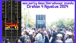 DJ nitip rindu ( Nada asyfa ) || Sherin putra muda || Sea party desa Waruduwur mundu cirebon 2024||