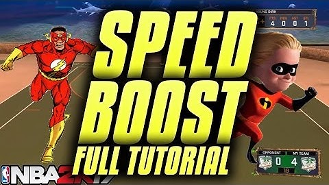 NBA 2K17 SPEED BOOST REAL FULL TUTORIAL!