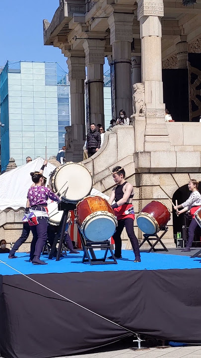 卍　１２-11　#Vivo #MIKOSHI #SHRINE by #OOEDO #SUKEROKU #DAIKO #Flower Fes Tsukiji Honganji Temple