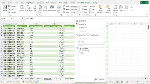 Airline Revenue Accounting & Proration Exception Management Dashboard