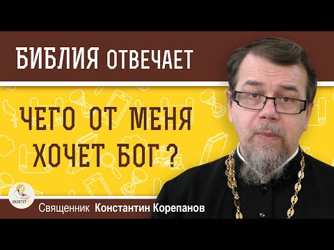 ЧЕГО ОТ МЕНЯ ХОЧЕТ БОГ ?  Священник Константин Корепанов