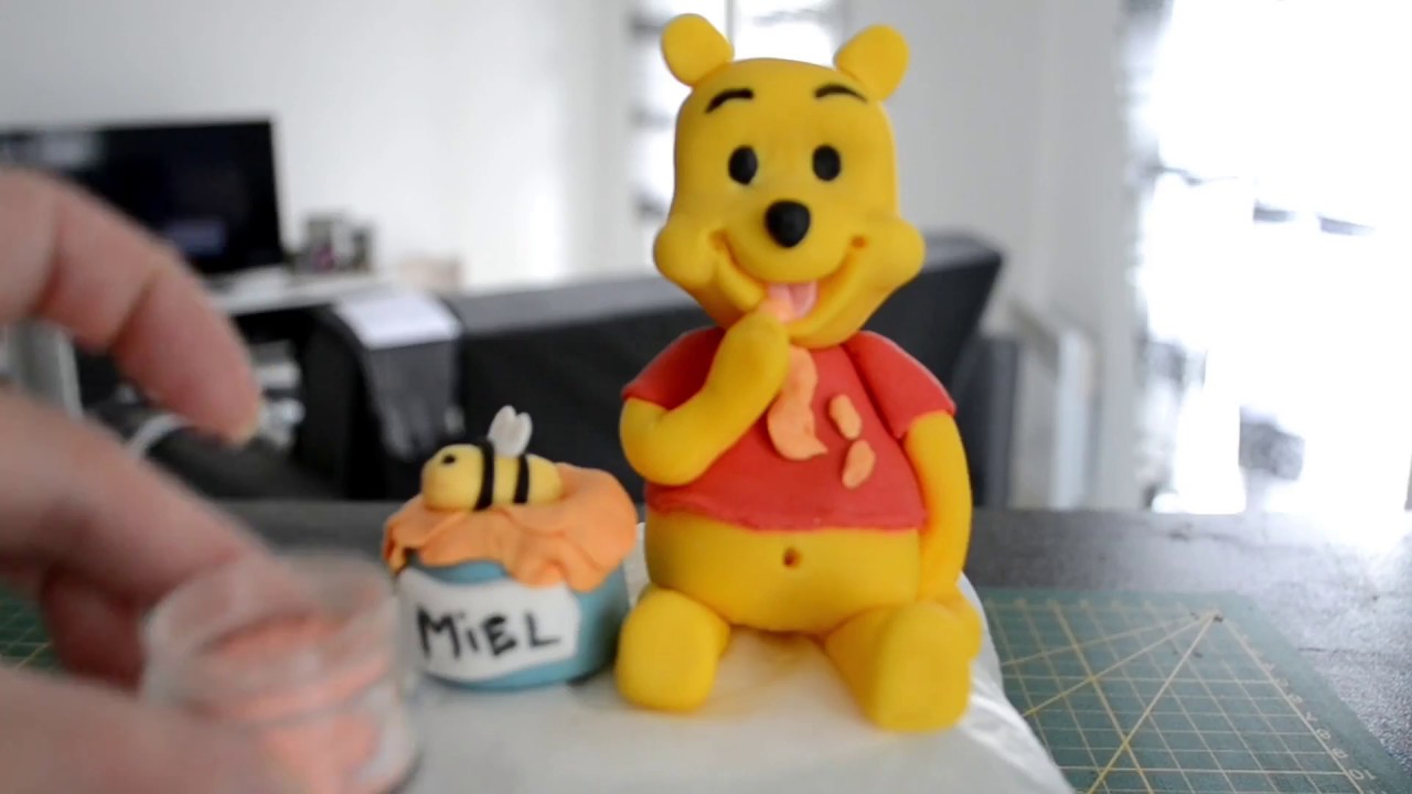 Tuto Winnie L Ourson Pate A Sucre 3d Youtube