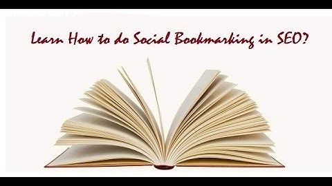 How to Do Social Bookmarking in Off Page SEO