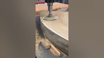 Live Edge CNC Slab Surfacing and Sanding