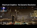Warframe Mobile Maximum Graphics - No Dynamic Resolution 