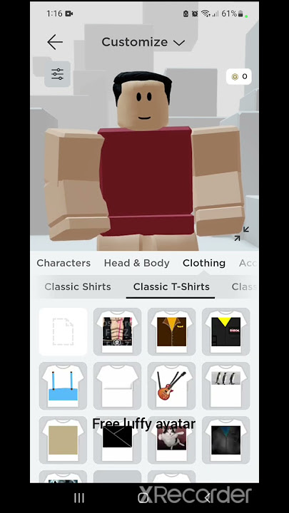 roupa do luffy no roblox de graça