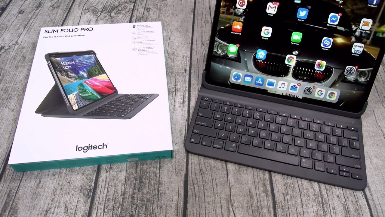 Slim Folio Pro - The Best iPad / iPad Pro Keyboard