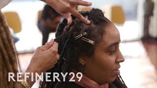A Loc Expert Gives My Hair a Fresh Retwist & Barrel Roll | Hair Me Out | Refinery29 by Refinery29 13,509 views 2 months ago 6 minutes, 23 seconds