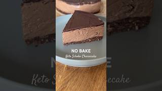 Zuckerfreier No Bake Schoko Cheesecake