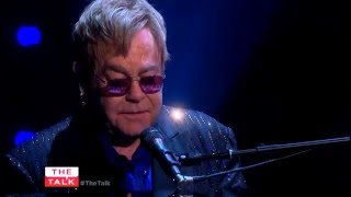 Video thumbnail of "Elton John - Levon - The Talk Feb 26 2016"