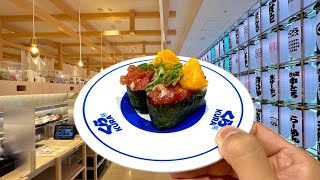 $1 Experience Japan's Popular Conveyor Belt Sushi | Kura Sushi Namba Parks South