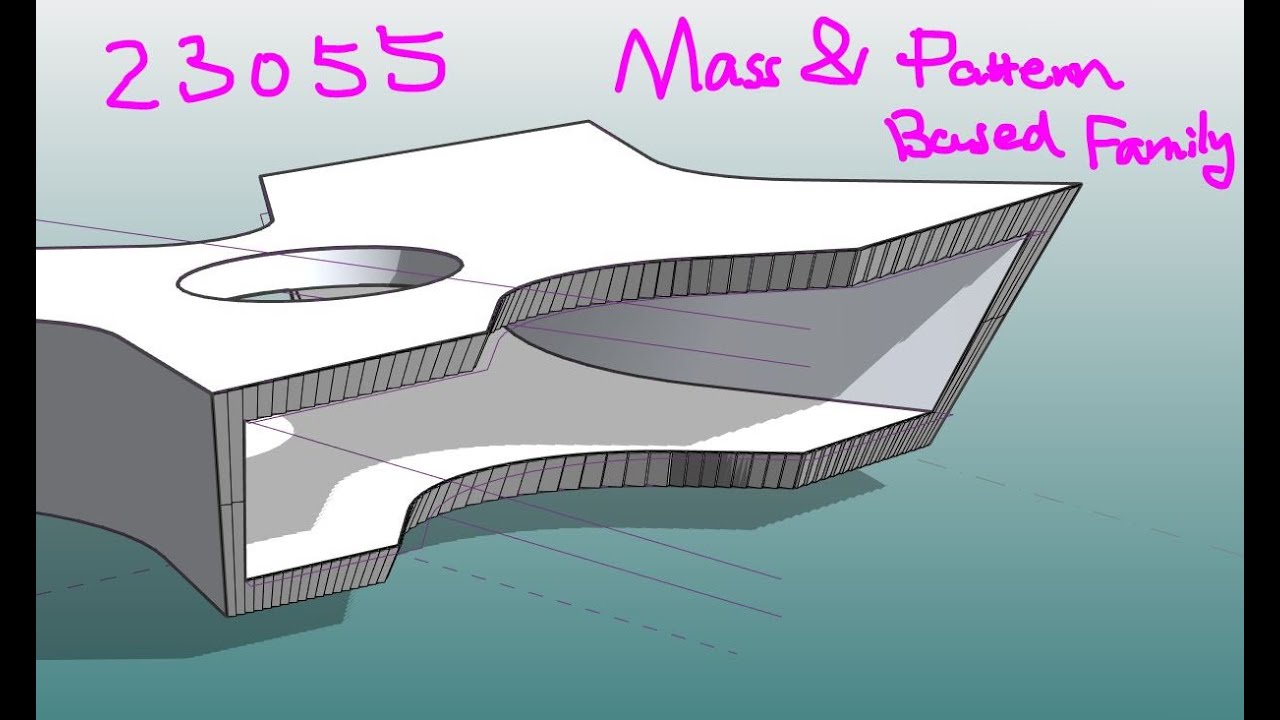 23055 - Revit Mass and Pattern Based Family Exercise - YouTube