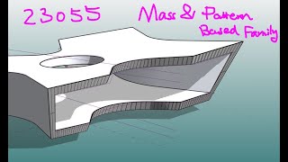 23055 - Revit Mass and Pattern Based Family Exercise