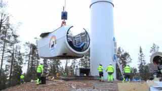 Polarbröds vindkraftverk på Bösjövarden